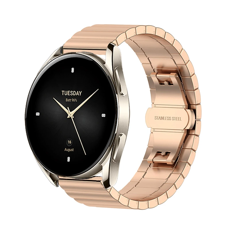 

Metal Strap For Xiaomi Watch S2 42mm 46mm S1 Active Smart Watch Accessories Metal Watchband For Mi Watch Color 2 Wrist Band