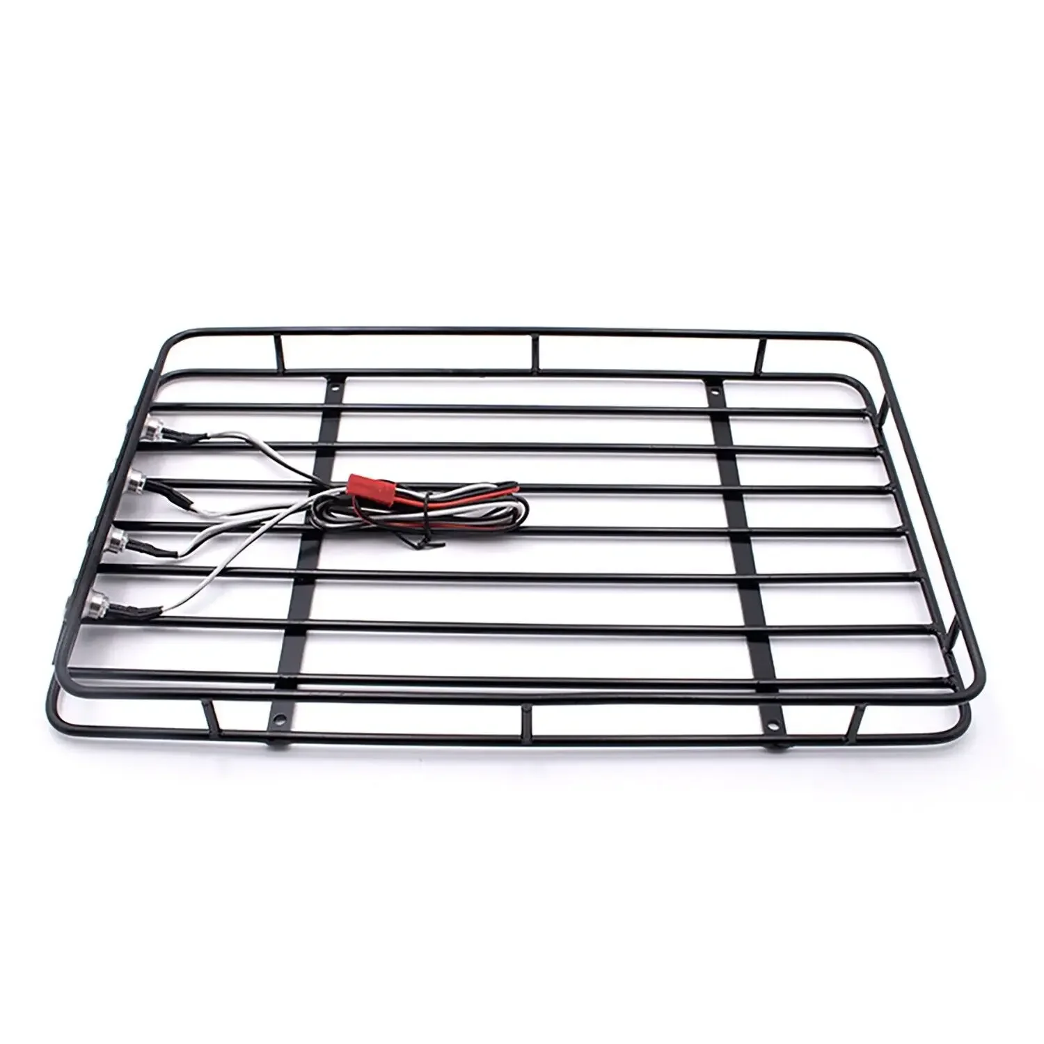 LCX Racing 1/10 RC Crawler รถโลหะกระเป๋าเดินทางถาดแร็คหลังคาสําหรับ Traxxas TRX4 Axial SCX10 II III Gen8 Gen9 อัพเกรดอุปกรณ์เสริม