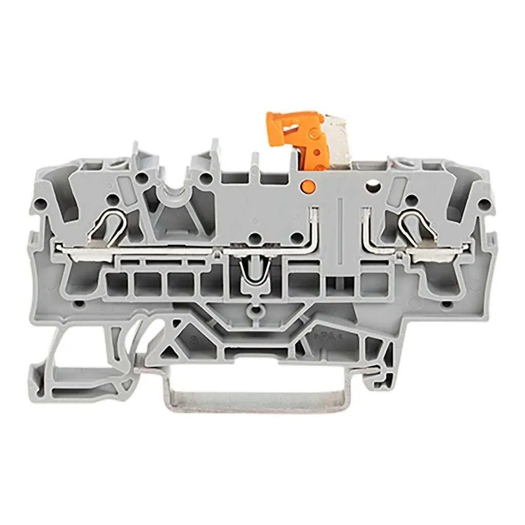 WAGO 2002‑1671 Knife‑Disconnect Measuring DIN Rail Terminal Block, 2‑Conductor 2.5mm² 16A 400V Test Disconnect Terminal