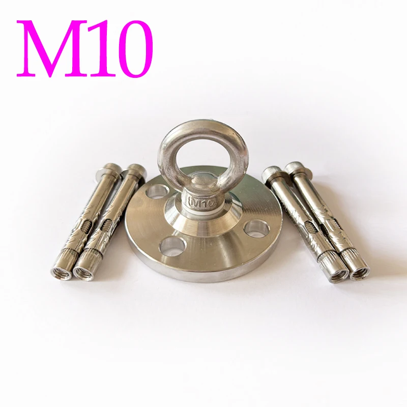 Stainless Steel Buckle Hook 360 Rotation Ceiling Mount Anchor For Home Gym Hang Rings Aerial Yoga Chair Boxing Sandbag Equipment