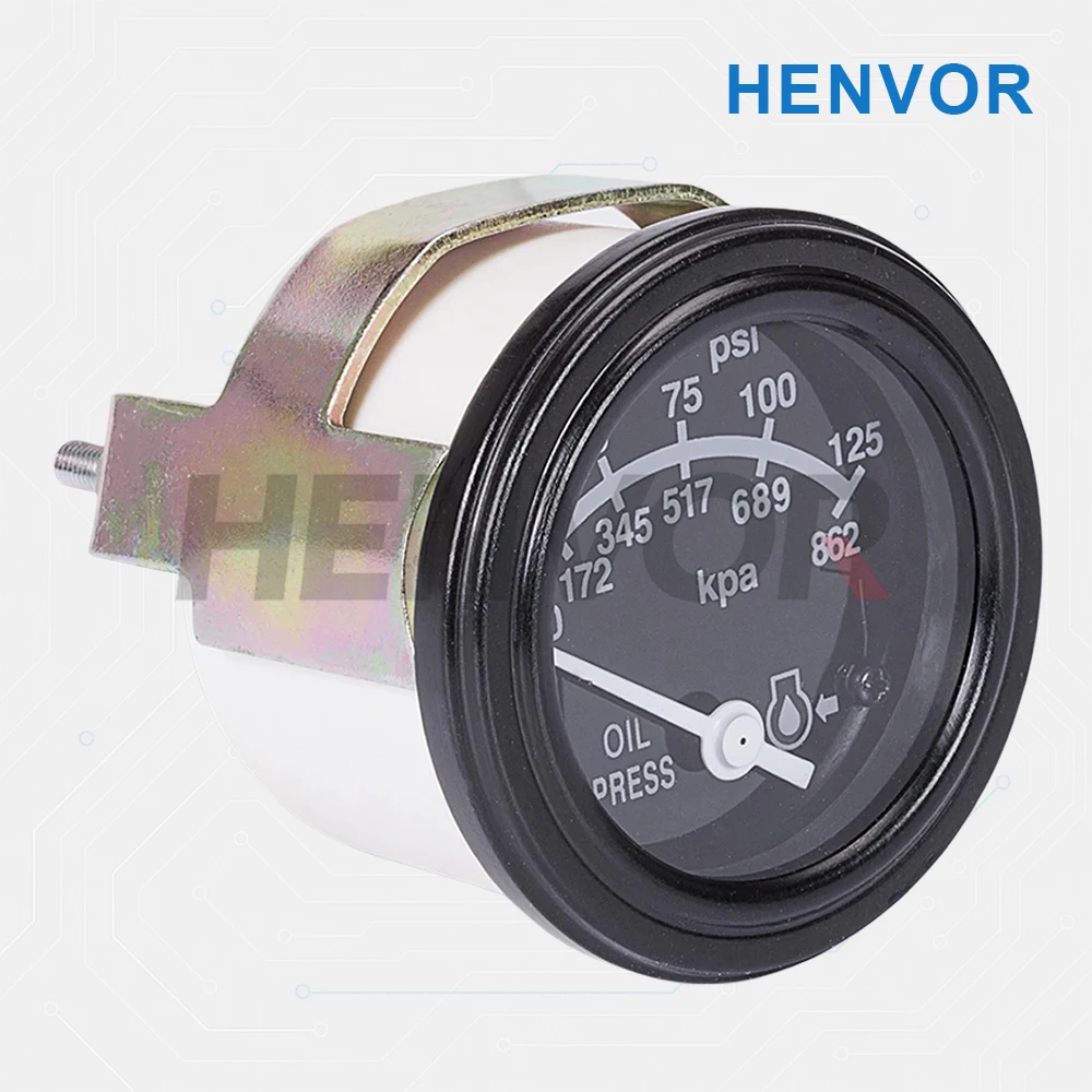 Engine Oil Pressure Gauge 3015232 12V 24V Power Unit Instrument for Generator Set Monitoring