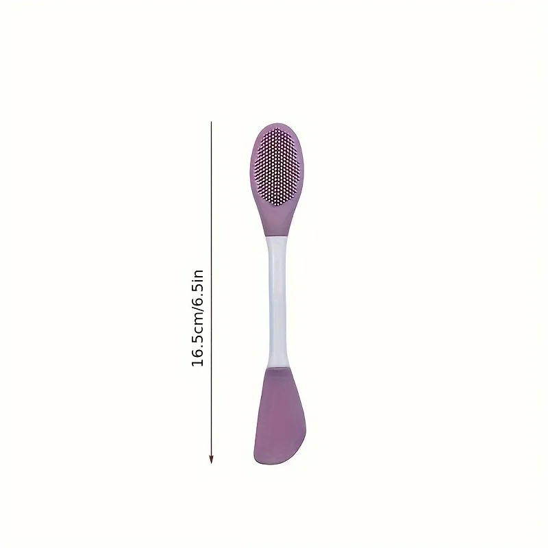 1Pcs Double Head Silicone Face Mask Brushes Facial Pore Cleaner Brush Mud Film Applicator Women Cleaning Tools