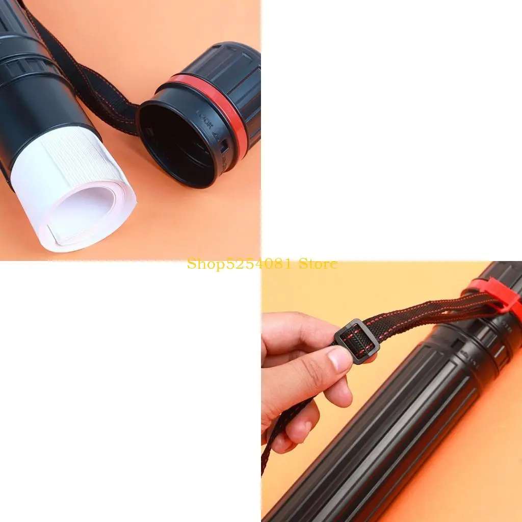 AXYC Telescoping Poster Tube Extendable Poster Tube with Strap, Telescoping Art Transport Tube for Document Poster Drawing