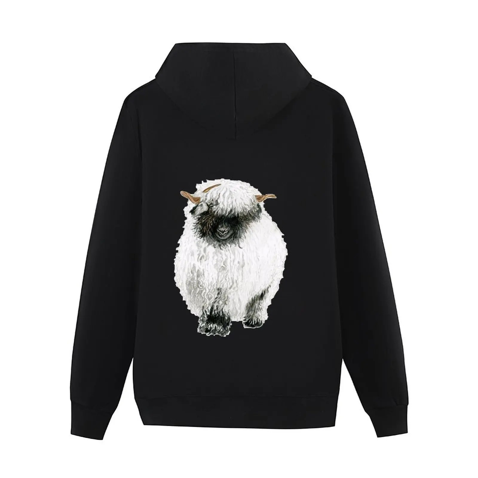 Valais Blacknose الأغنام رسم هوديي الملابس الكورية ملابس الخريف الكورية الرجال ملابس الخريف الرجال هوديس للرجال