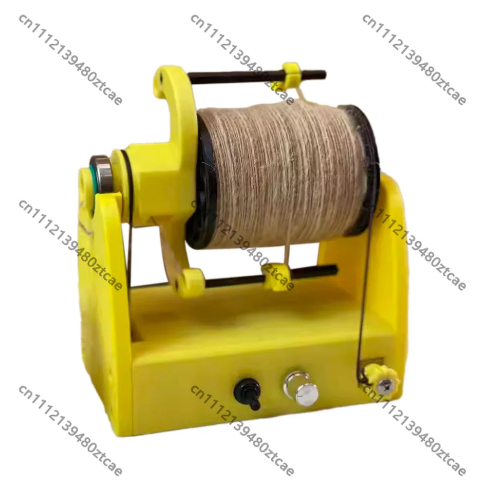 Compact Electric Yarn Spinning Wheel With Foot Pedal Type-C Charging Portable Freehand Wool Spinner Machine