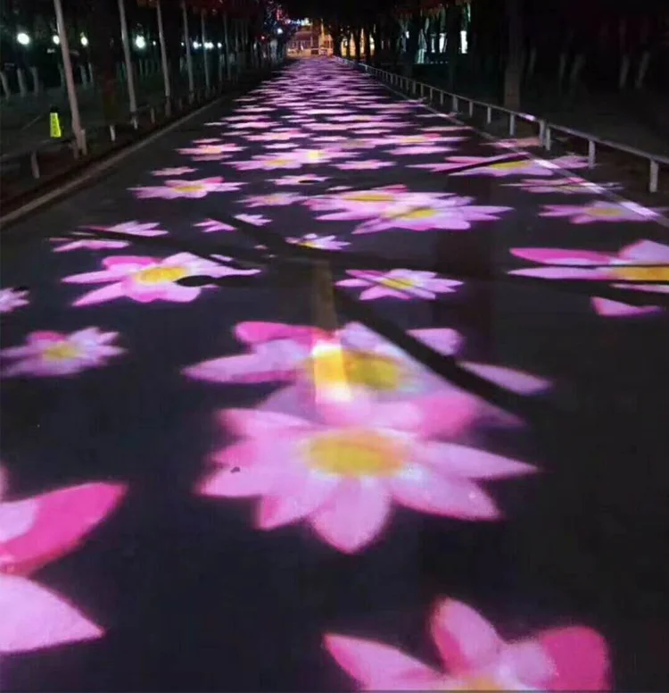 300 W wasserdichter LED-Outdoor-Projektor Delsun Warning Line Logo-Projektor Koreanischer KC CE-Sicherheits-Warnlichtprojektor