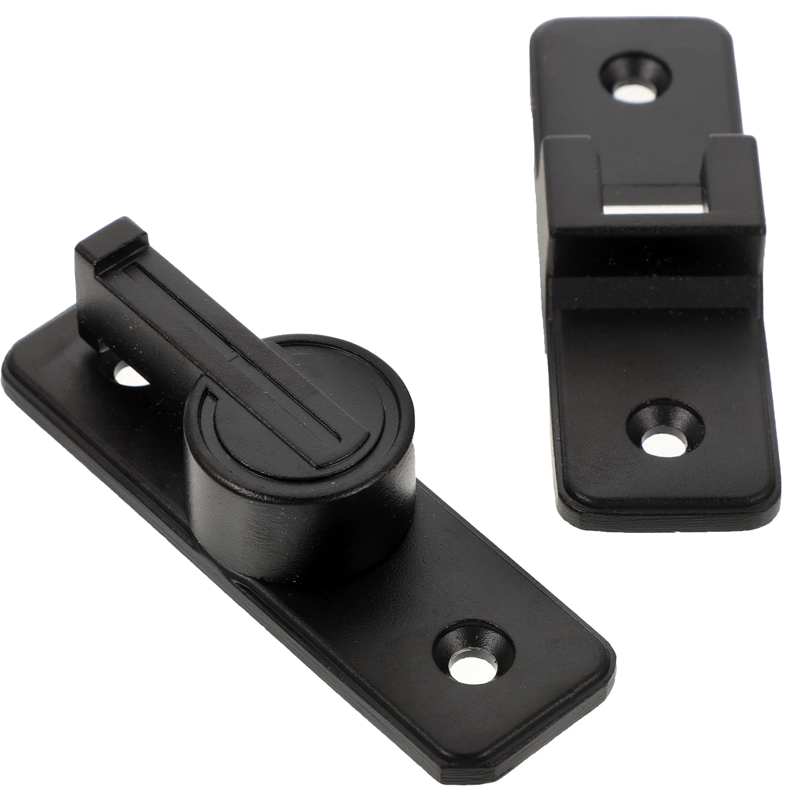 

Stainless Steel Lock Latch for Sliding Barn Doors Stainless Steel Bar Gates 90 Degree Rotatable Hook Garage Hardware
