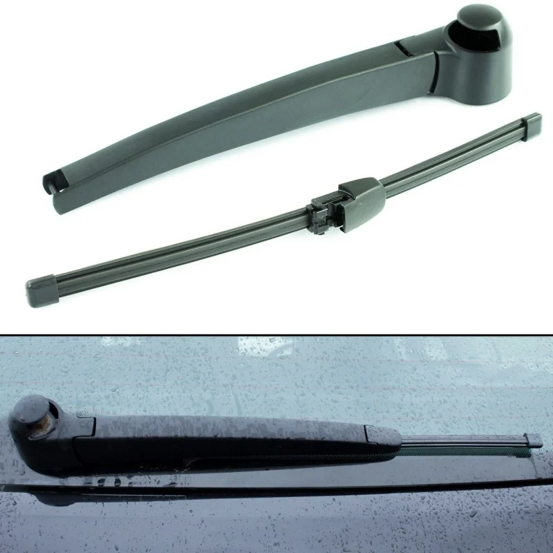 Car Rear Windscreen Wipers Wiper Arm Blade 325mm For VW Polo 2005 2006 2007-2009 1.2 1.4 1.9 TDi E S Etc Auto Accessories