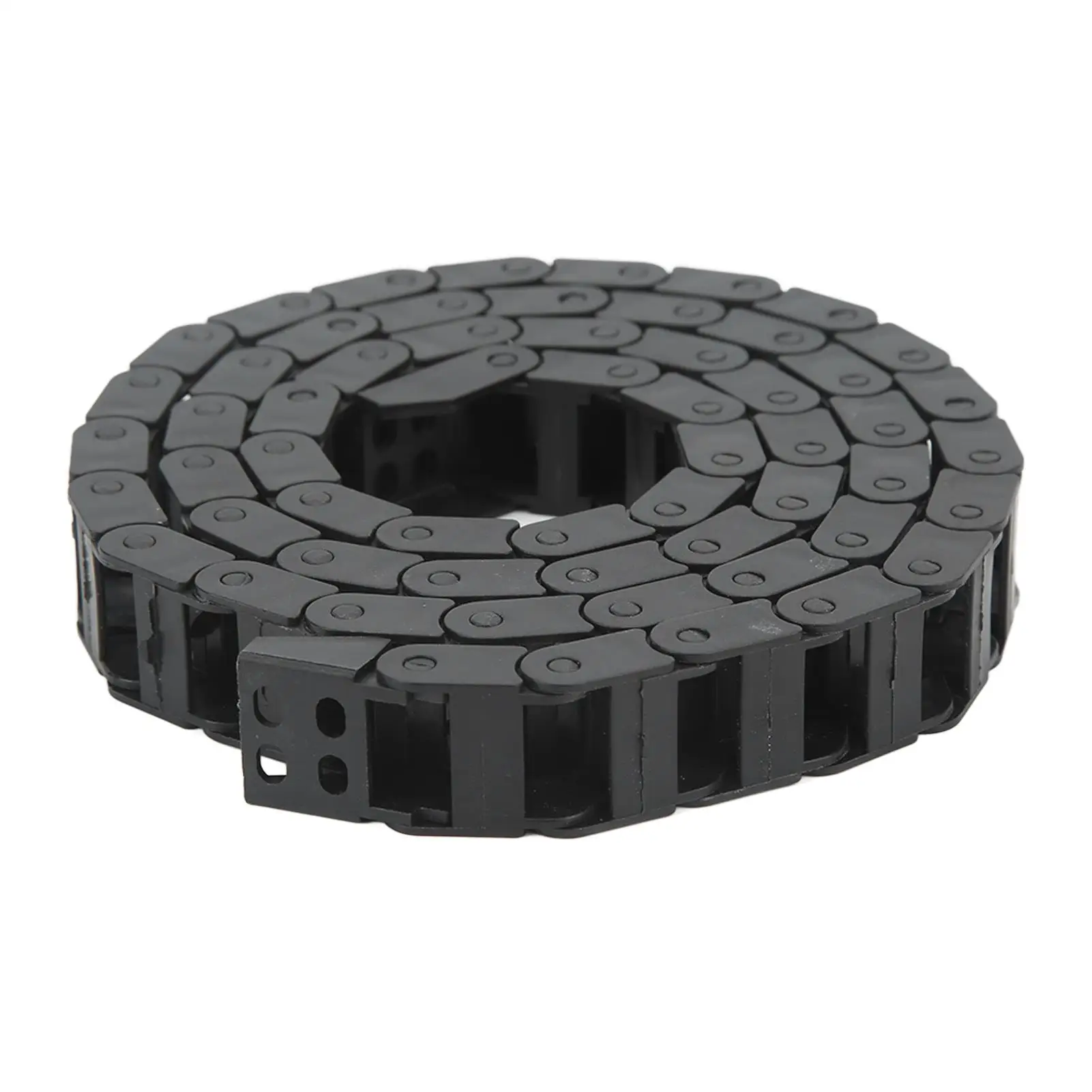 7x7 10x10/15/20/30/40mm Cable Drag Chain Wire Carrier with End Connectors for cnc Machines - 550mm/1000mm Length