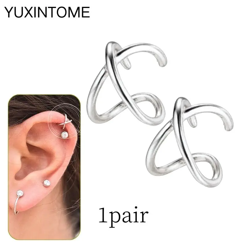 Women's 24K Gold Plated Punk Ear Cuff, No Piercing