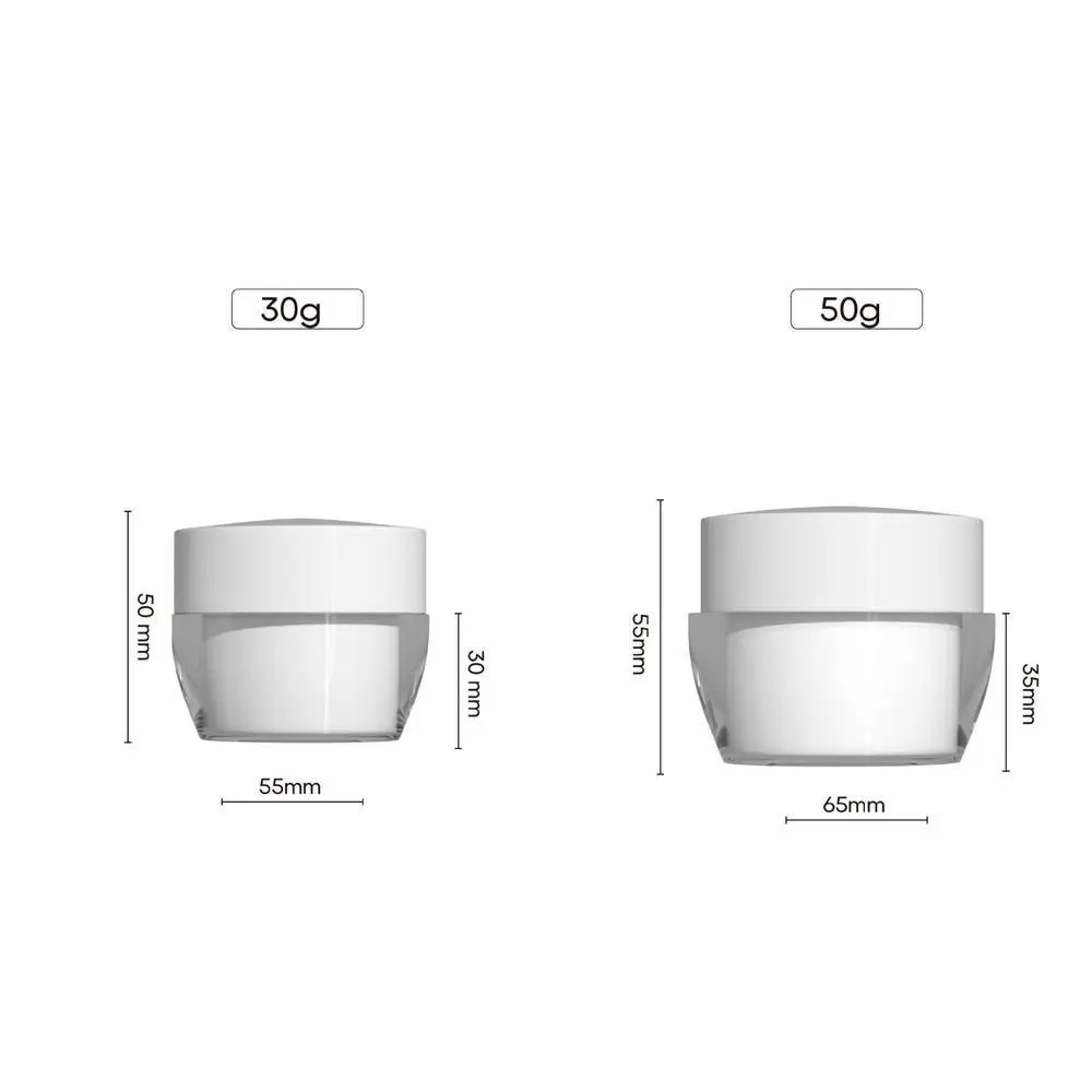 Mask Bottle Thick Wall Hair Mask Bottle Cosmetic Bottle Round For Professional Use Facial Treatments Haircare Routines