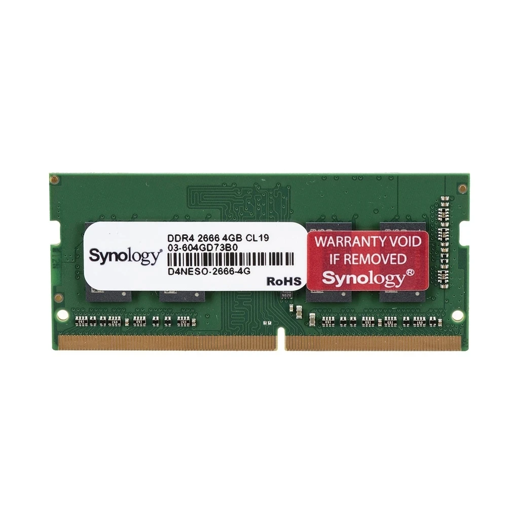 الأصلي Synology DDR4 D4NESO-2666-4G ذاكرة الوصول العشوائي SO-DIMM ذاكرة الوصول العشوائي وحدة ذاكرة الوصول العشوائي 2666Mhz غير ECC