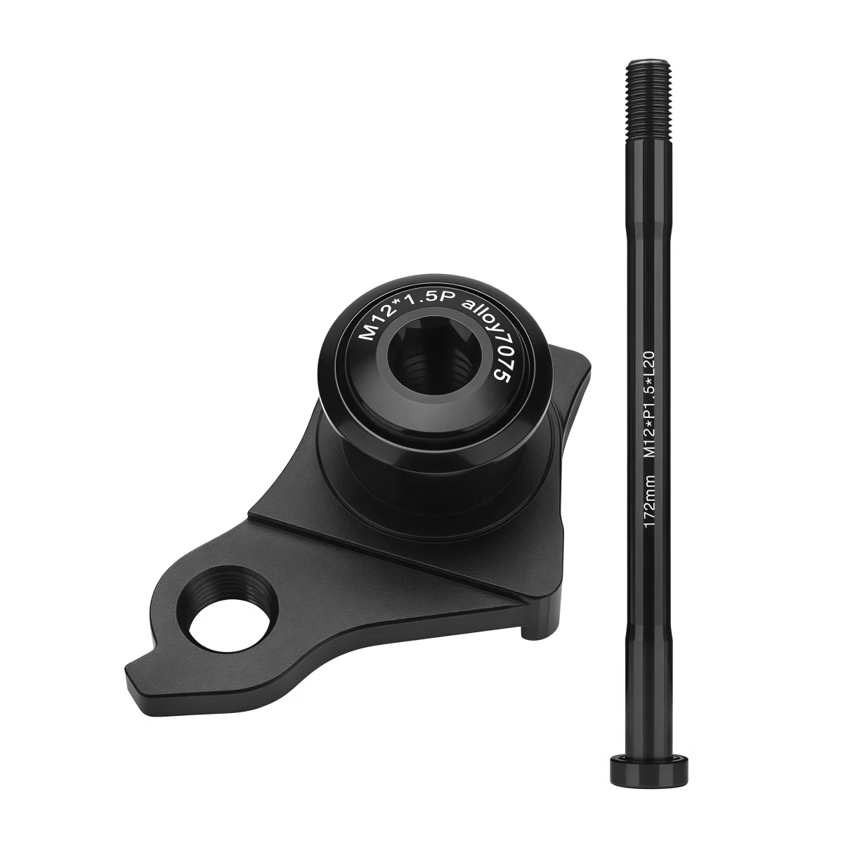

SUNTNUR UDH Derailleur Hanger 7075 Aluminum M12x1.5P Thru Axle Rear Dropout for MTB ＆ Road Bike – Compatible With UDH Frame