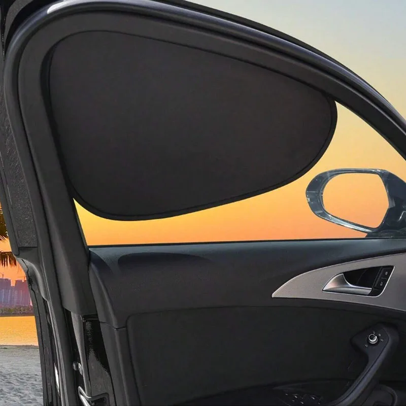 Static Adsorption Car Side Door Glass Shading Baffle, Car Sunshade Baffle, Car Privacy Anti-Peeping Curtain, Car Anti-Ultraviole