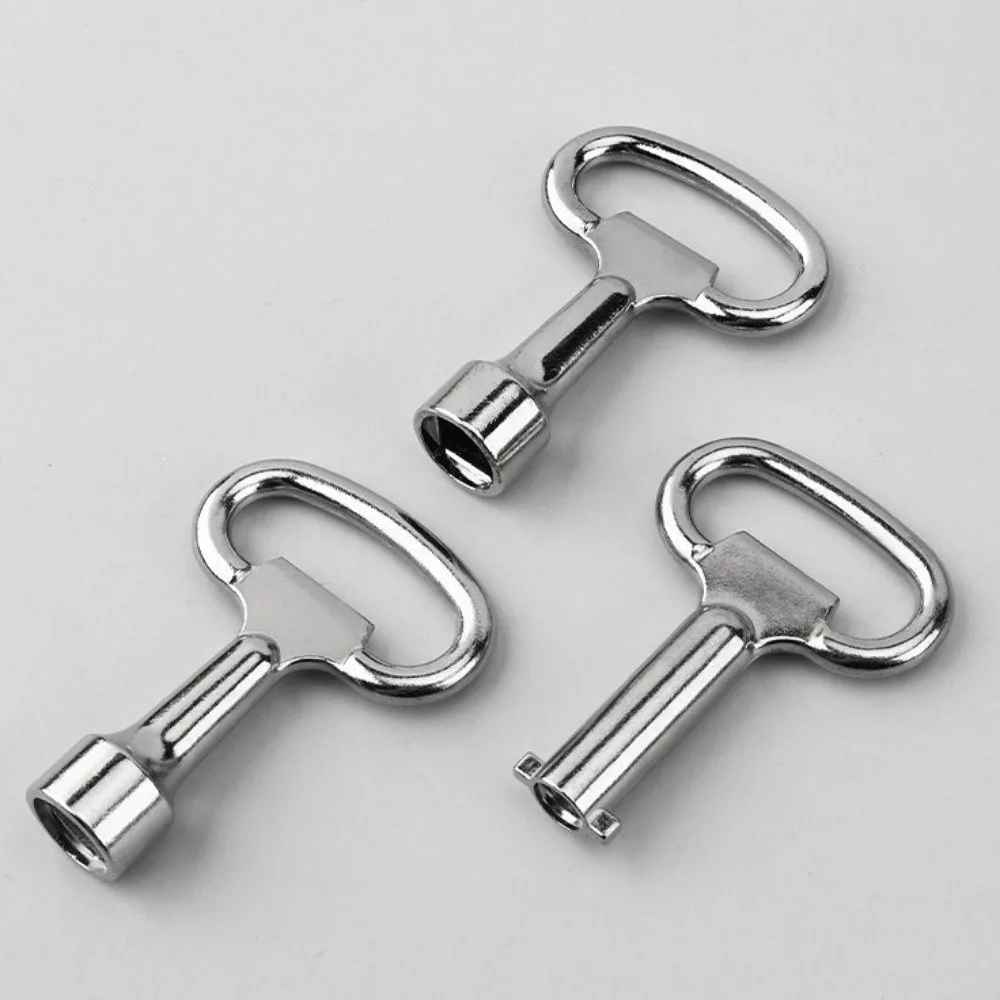 Multi-purpose Alloy Material Triangle Wrench Durable Vent Key Design Square Wrench Triangular Key Straight Key Wrench For Train