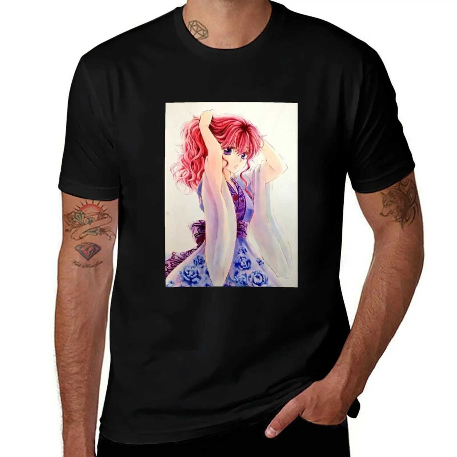 

Yona of the Dawn T-Shirt man graphic t shirt cotton t shirts high quality cotton t shirt man T-shirt