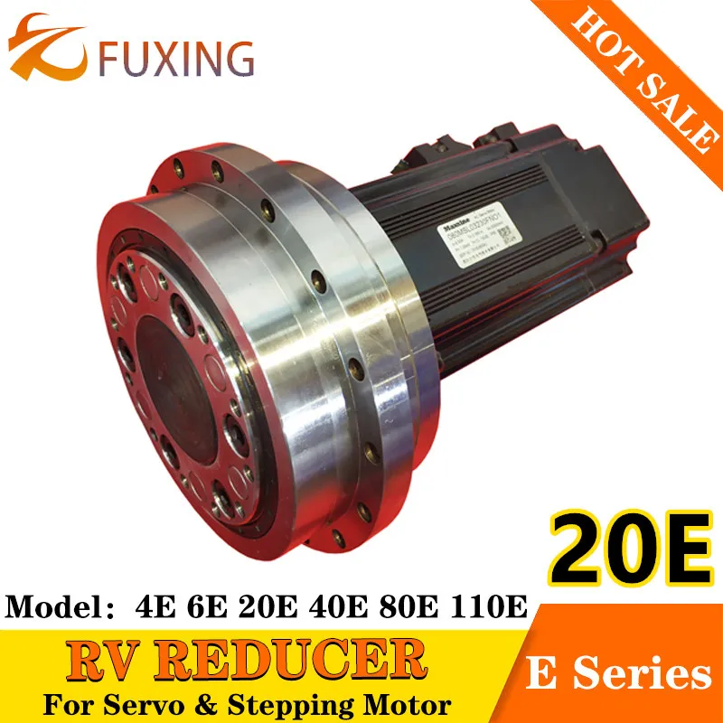 High-precision rv Redutor Cicloidal Pinwheel 150bx 20e Série Caixa de Velocidades 750w Servo Motor Industrial Ensino Robô Braço com Flange