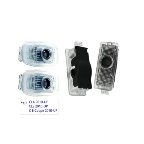 2PCS Led 자동차 도어 라이트 프로젝터 램프 메르세데스 벤츠 CLA C117 2010-2017 2019 C 쿠페 2010-2023 W205 S205 C205 amg 35 45 S