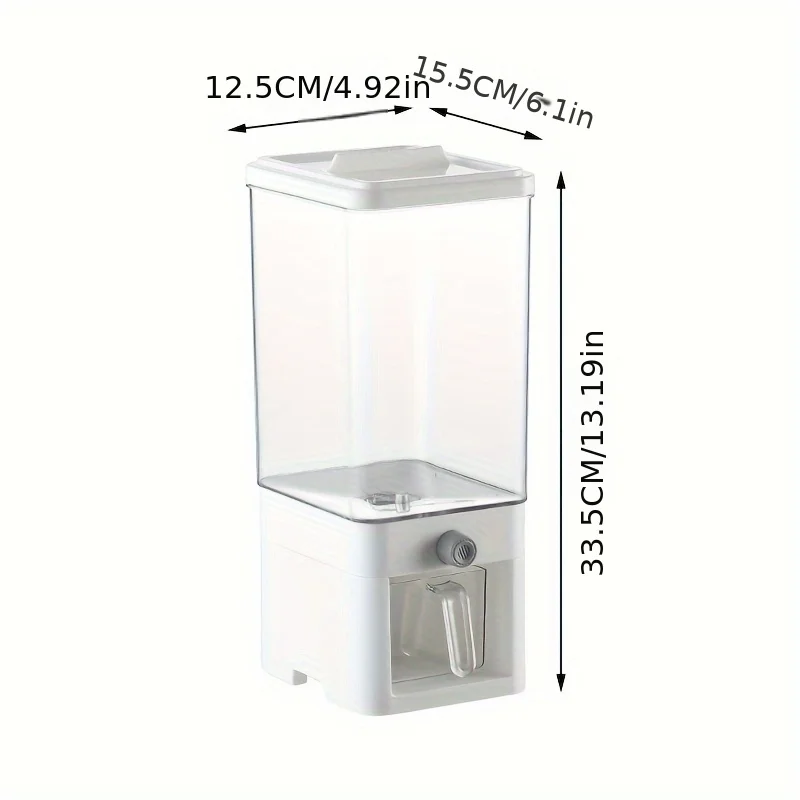 Kitchen storage tank storage container with lid  multifunctional leak proof and moisture-proof food press sealed rice bucket can