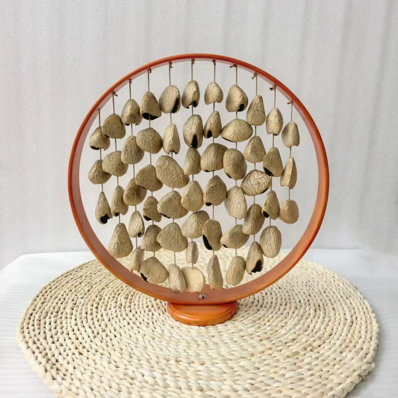 กระดิ่งลมเปลือกถั่ว ทำมือ รูปท - Musical Instrument Chimes บทวิจารณ์และราคา