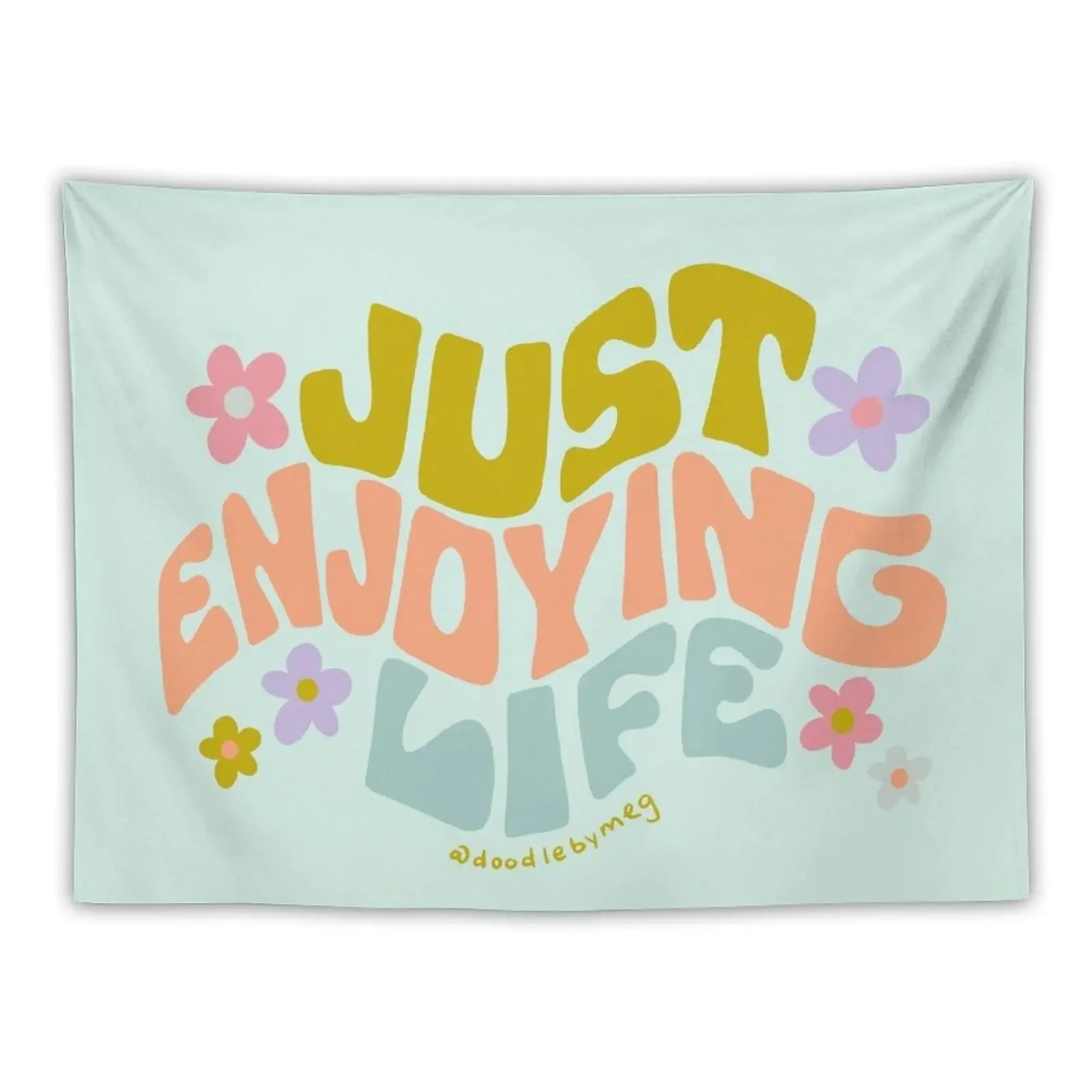 

Just Enjoying Life Tapestry Decorative Wall Mural Decoration For Rooms Wall Tapestries Tapestry