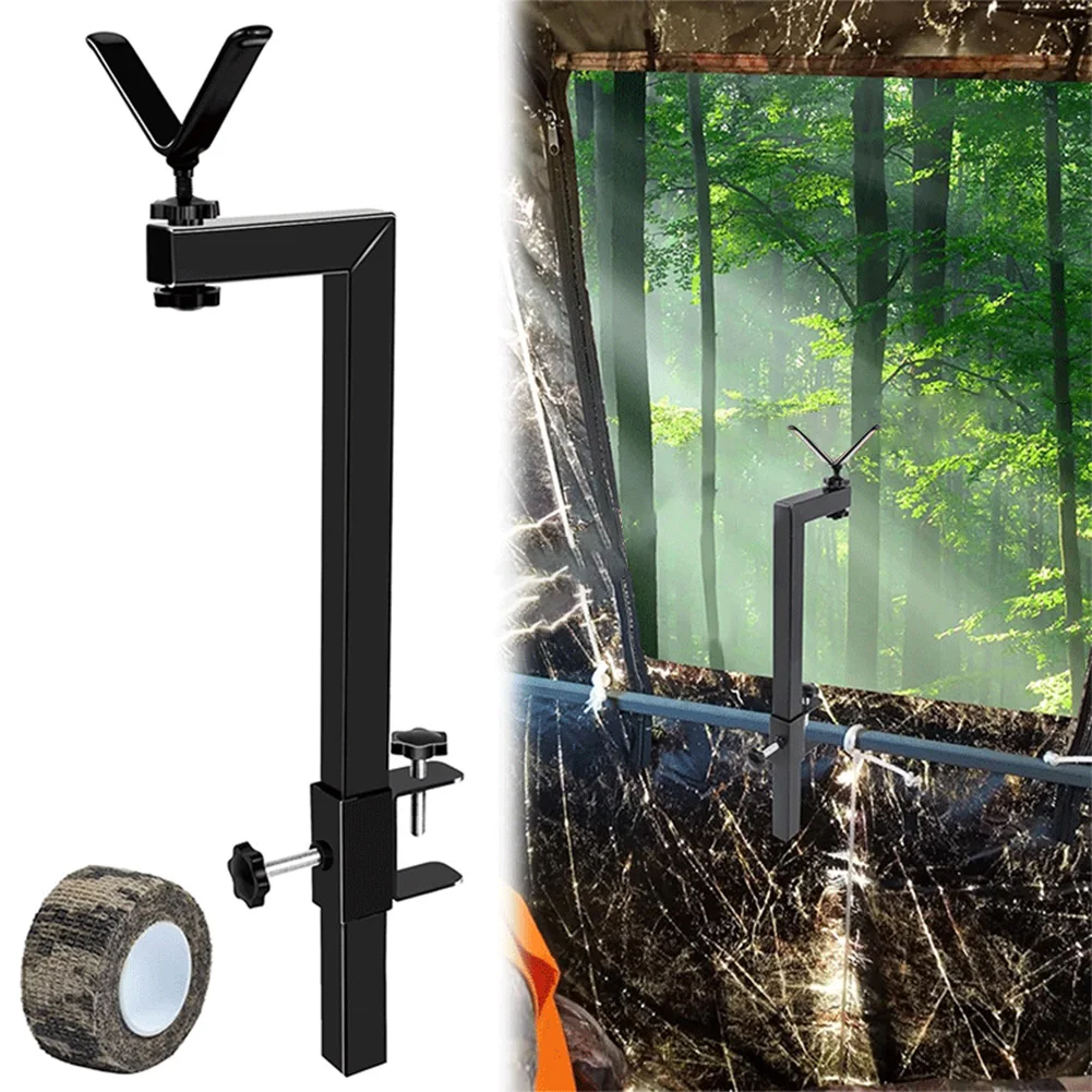 Hunting Tree Stands 20.5/19.88cm I/L Type Portable 360° Rotation Adjustable Hunting Single Tripod Outdoor Hunting Accessories