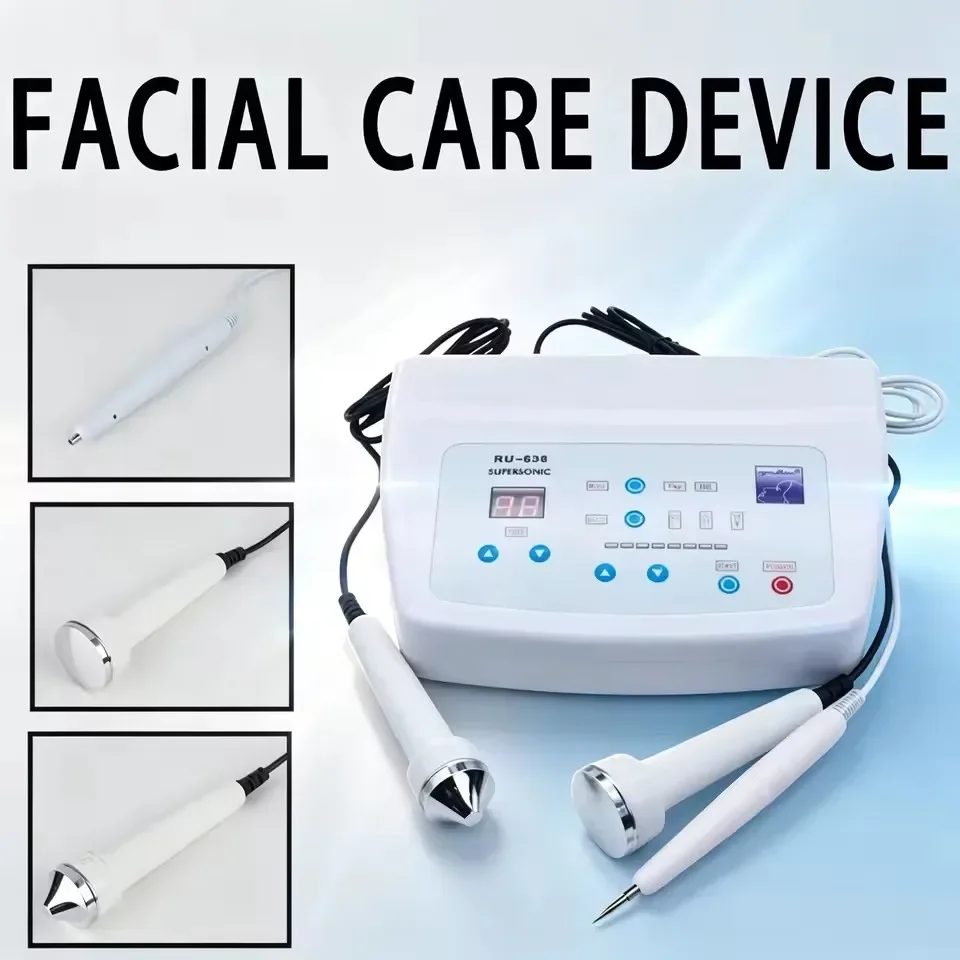 3-in-1 Multifunctional Ultrasound Beauty Machine Ultrasonic Facial Massager Eye Care Pore Cleansing Skin Care SPA Device