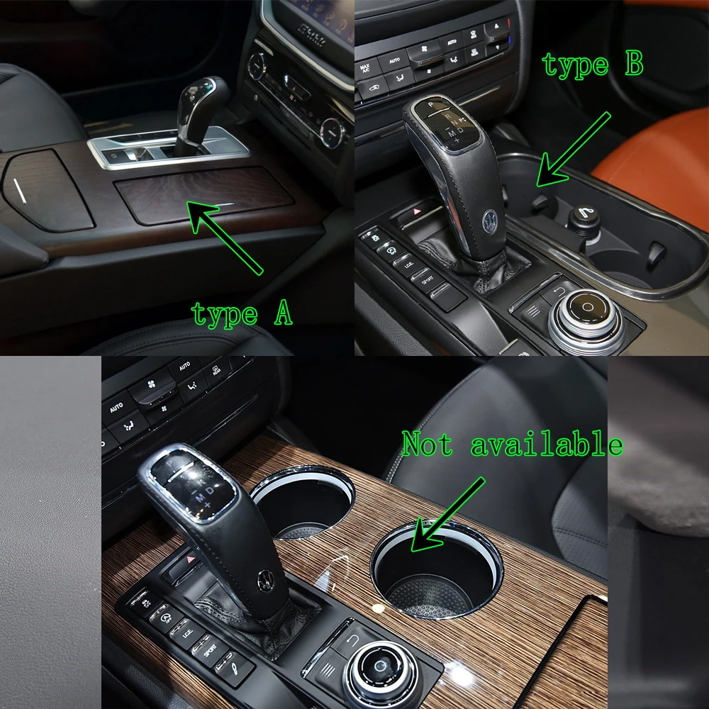 Carbon Fiber For  Maserati Ghibli 2014-2022 Film Interior Stickers Center Console Gear Dashboard Air Door Handle Lift Panel
