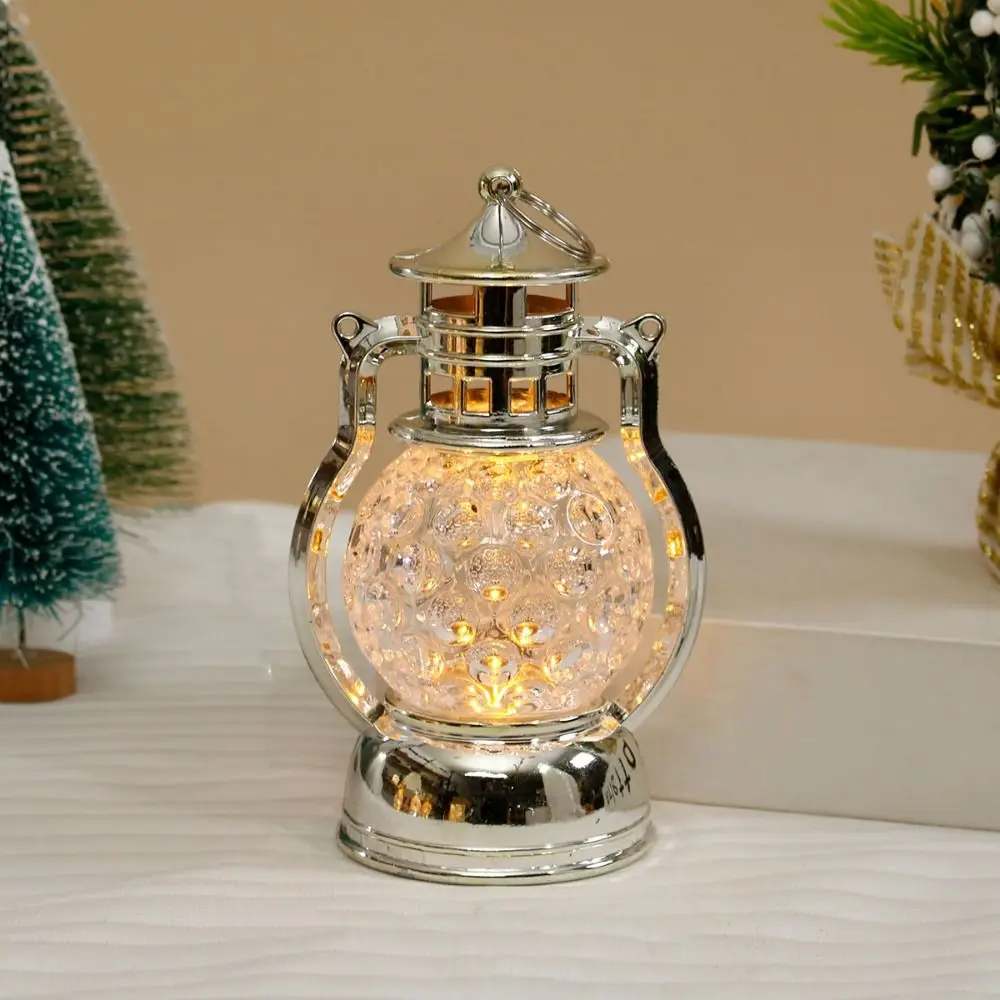 Flameless Christmas LED Lights Warm Light Smokeless Christmas Electronic Light Portable New Year Halloween Night Lights Bedroom