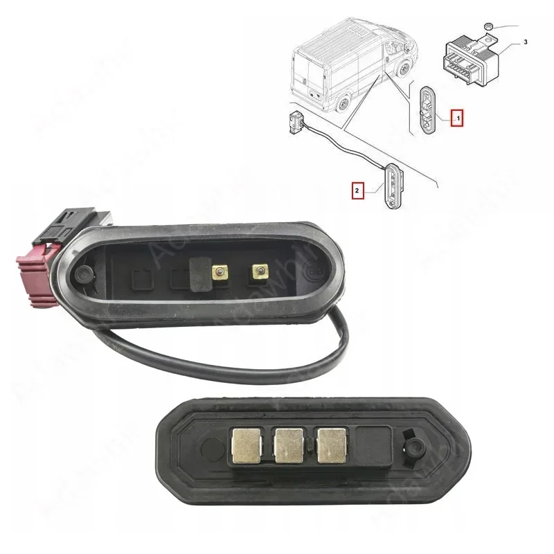 Sliding Door Door Contact Switch 2 PIN+3 PIN for Fiat Ducato III Citroen Jumper II  Peugeot Boxer II 2006- 1348483080 1348484080