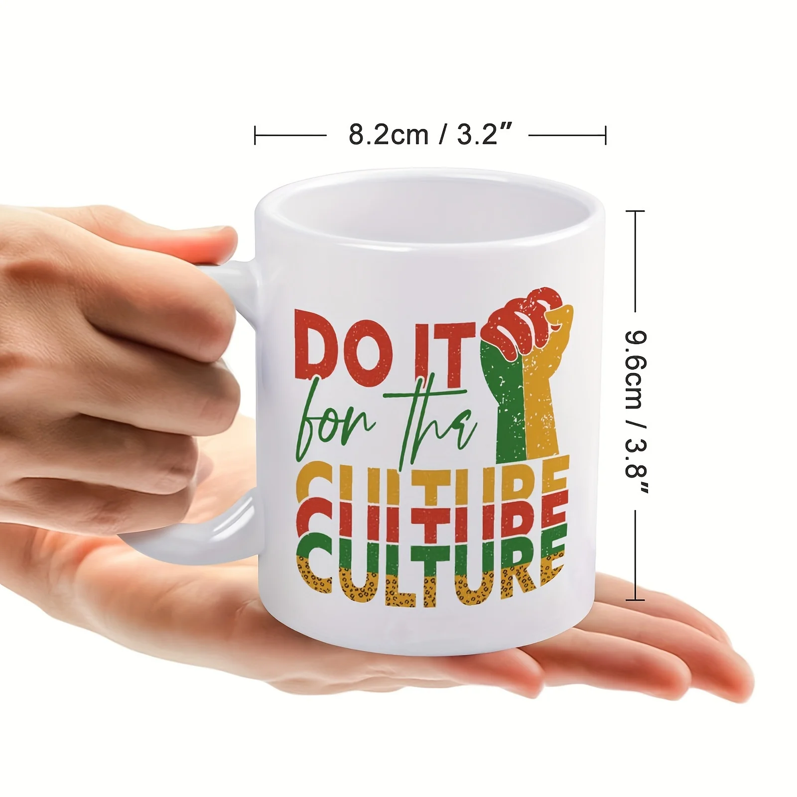 1pc 11oz Mug, Restaurant Coffee Mug, Do It For The Culture, Gift For Friends, Sisters, Coffee Drinker, Owner, Ceramic Cup, Chris