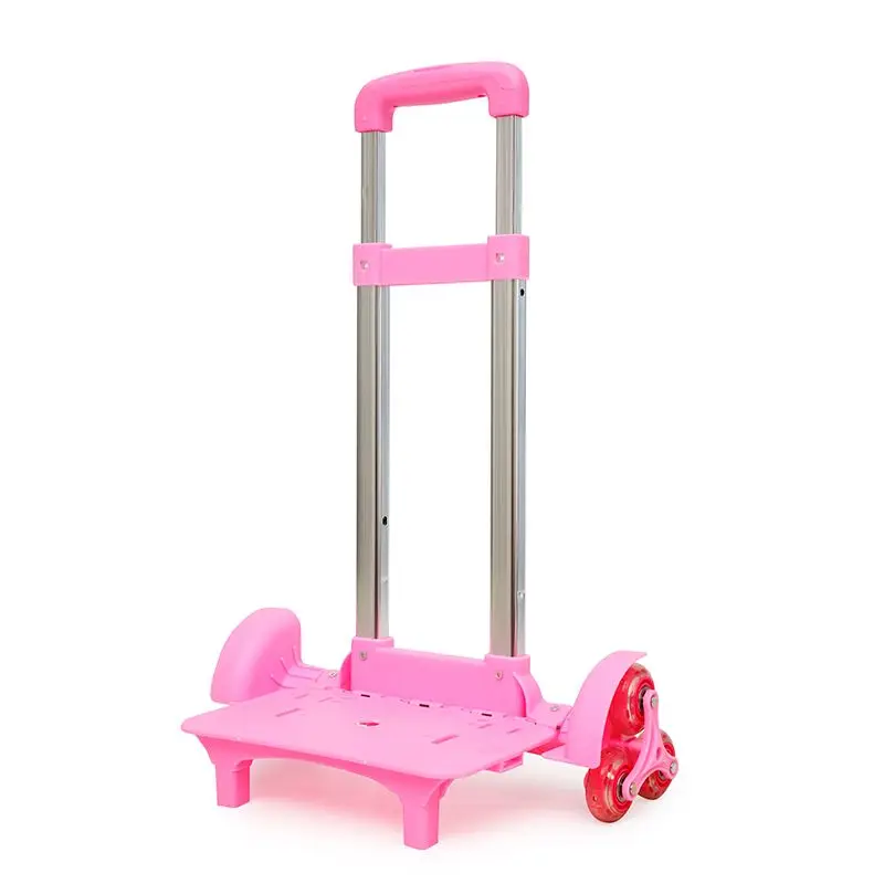 Unisex Student Luggage Accessories 2-Wheel 6-Wheel Pull Rod Bookbag Base Hand-Pulled Cart Frame Universal for Female And Male