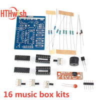 Sixteen Interesting Sounds Custom Mechanical Make Your Own Music Box Kit for Kids Simple Diy Electronics Projects