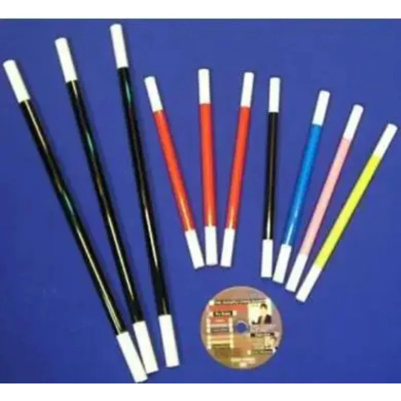 

Manipulation Wands (5 colors, 10pcs/set) Magic Tricks Magician Appearing Magie Wands Cane Stage Close Up Gimmick Props Comedy