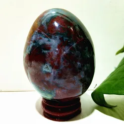 Natural Ocean Jasper Beautiful Egg Shape Stones Magic Energy Feng Shui Crystals Office Table Display Room Decor