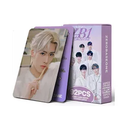 KPOP-Tarjeta LOMO ZB1, álbum zobaseone, tarjeta de fotos de regalo para niña, ZHANGHAO, KIM TAERAE, postal KIMJIWOONG, Tumblr, PARK, GUNWOOK, 92 unidades por juego