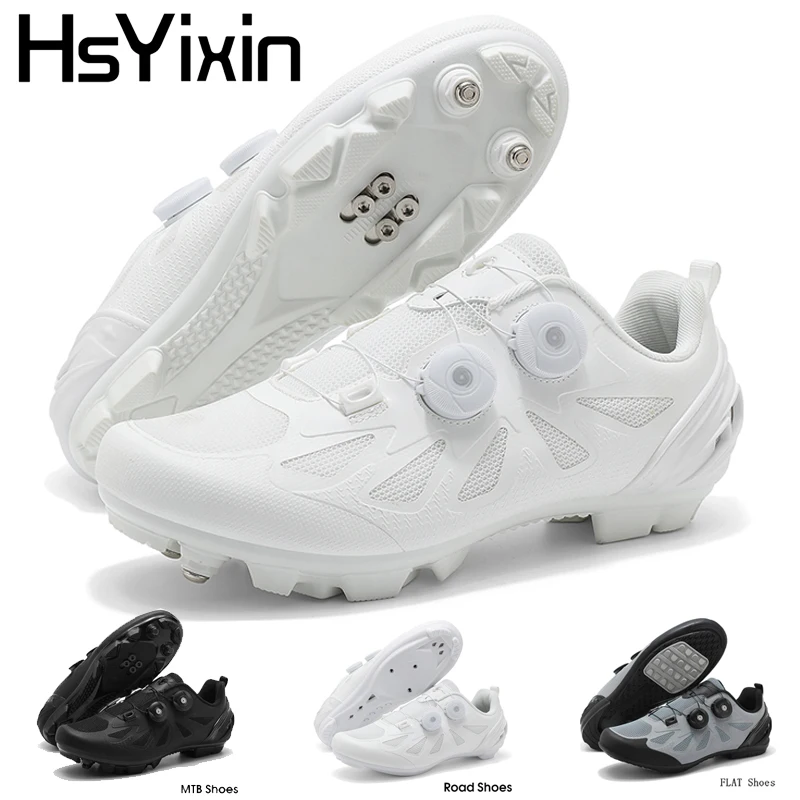 

Men's Women's Mountain Flat Bicycle Sneakers Road Cycling Shoes Flat Rubber Bottom Cyclocross Cycling Shoes MTB Cycling Shoes