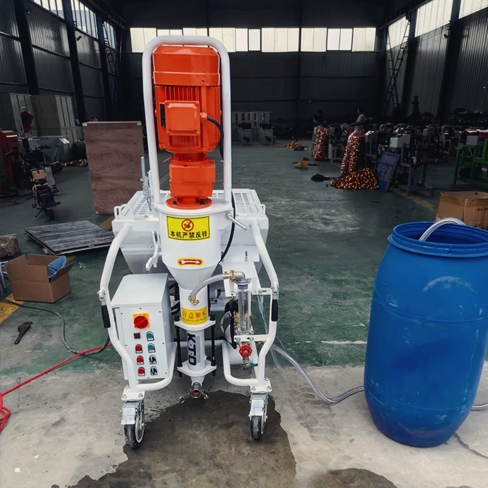 

Plaster Spray Machine for Gypsum Putty Stone Paint Wall Ceiling Sprayer Pump Machine Automatic Spraying Equipment Factory Price