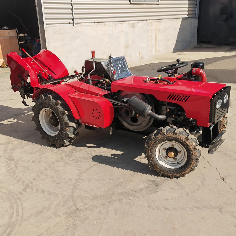 

Многофункциональный колесный трактор-культиватор 25 л.с. с роторной фрезой, гусеничный роторный культиватор, мотоблок-трактор