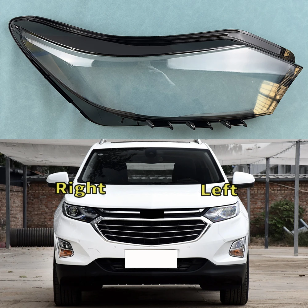 

For Chevrolet Equinox 2017 2018 2019 Headlight Cover Transparent Headlamp Lamp Shell Lens Replace Original Lampshade Plexiglass