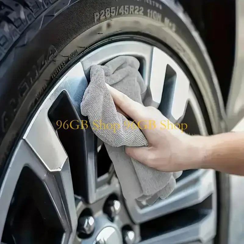 96GB Microfiber Cleaning Towels Stain Remover Cloths 25x25cm High Absorbency Suitable for Various Applications Reusable Safe
