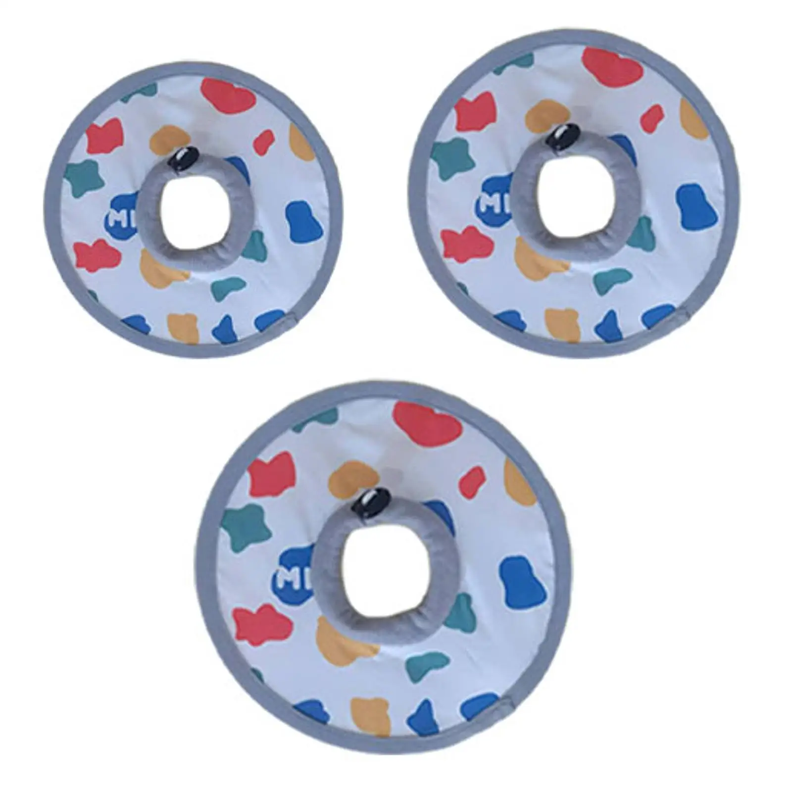 Cat Recovery Collar Anti Licking Cartoon Easy to Wear Water Resistant Pet Circle