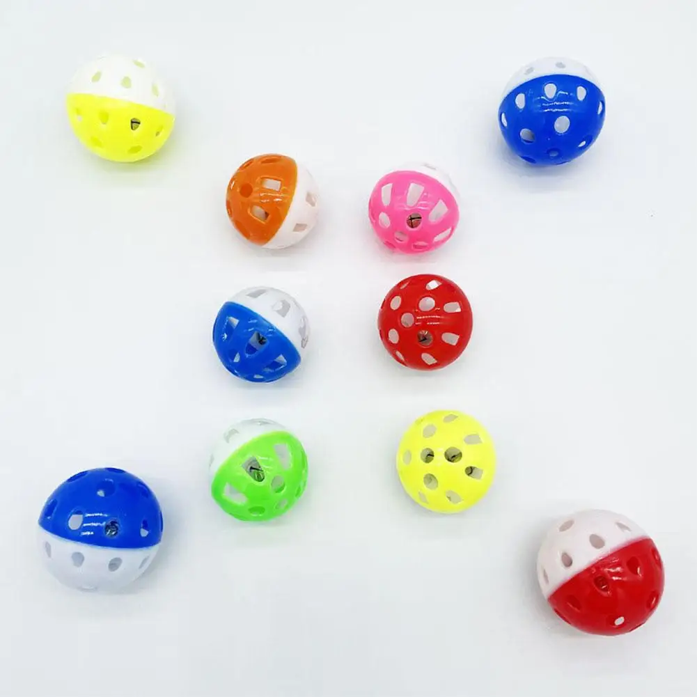 1pc Cat Toy Bell Ball 38mm 43mm Plastic Cat Toy Fun Games Pets Interactive Animal Exercise Funny Cat Toy Ball