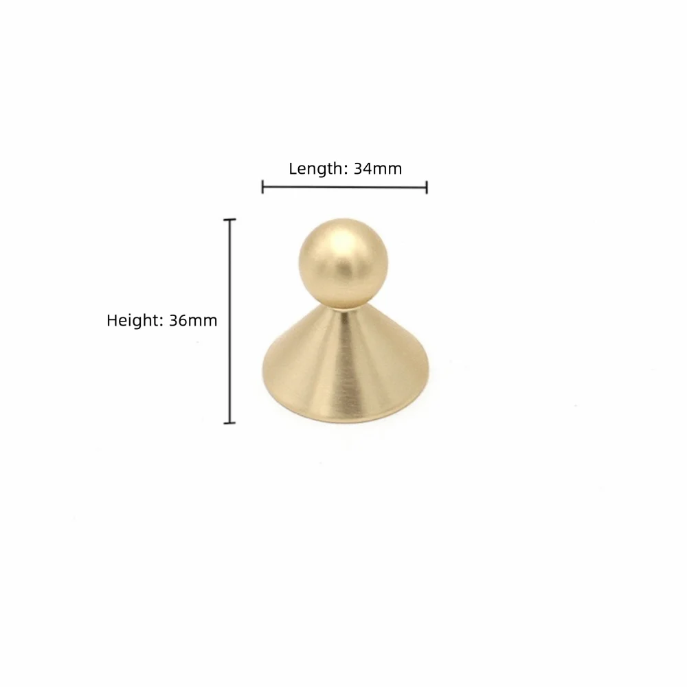 High-end Zinc Alloy Wardrobe Door Handle Single Hole Nordic Minimalist Cabinet Knob Door Knobs Shoe Cabinet