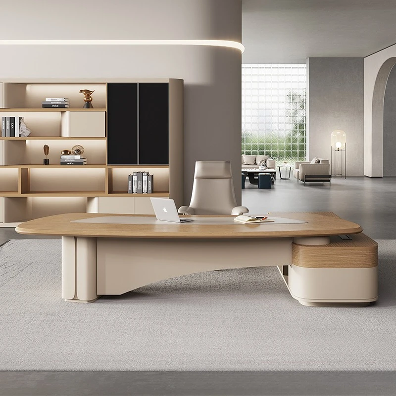 Boss table simple modern light luxury desk big desk creativity