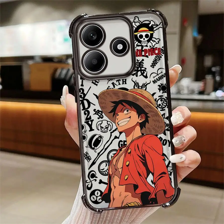 Weiche Handyhülle für Redmi Note 11s 9S 10 Lite 14 Pro Plus 11 12 13 10s Cool Ones Pieces Ruffy