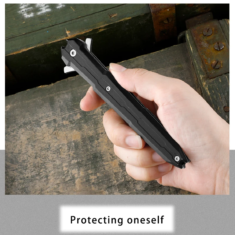 Classic Outdoor Knife Folding Portable Knife Mini Knife Outdoor Portable, Self Defense Sharp Home Fruit Knife