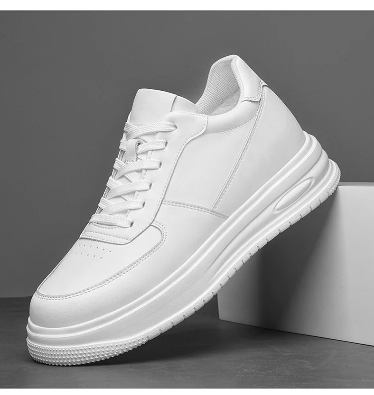 New model Thick sole Soft sole breathable shock absorbing Waterproof Increase by 4/6/8/10 centimeters Mens heightening shoes