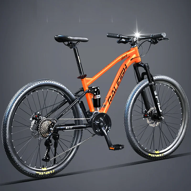 Mountain Bike Soft Tail Dual Damping Mountain Bicycle, Downhill Off-road Bike, Cross Country MTB, 26 \