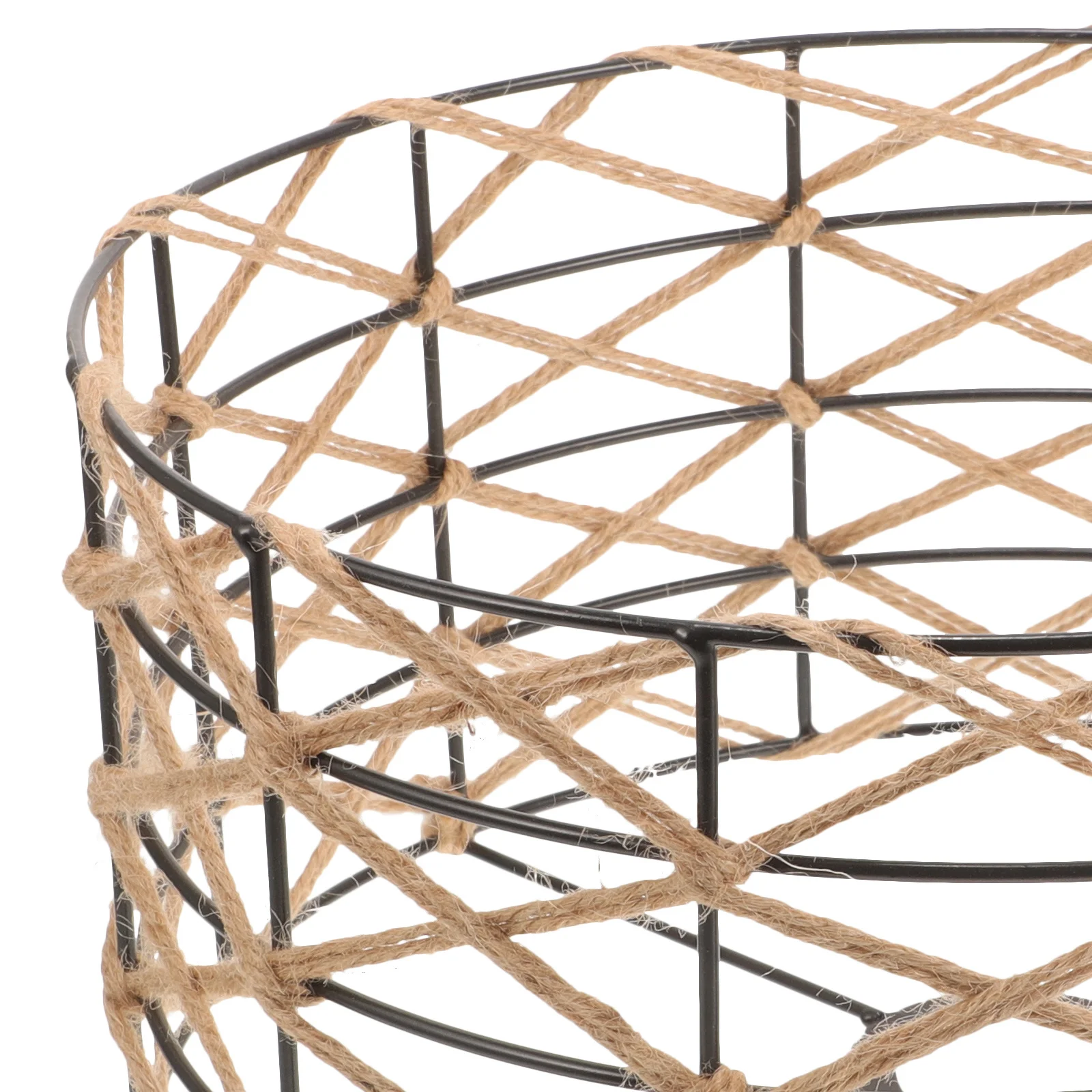 

Vintage Hemp Rope Lampshade Lightweight Decorative Pendant Lamp Shade for Bedroom Living Room Kitchen Restaurant Ceiling Light